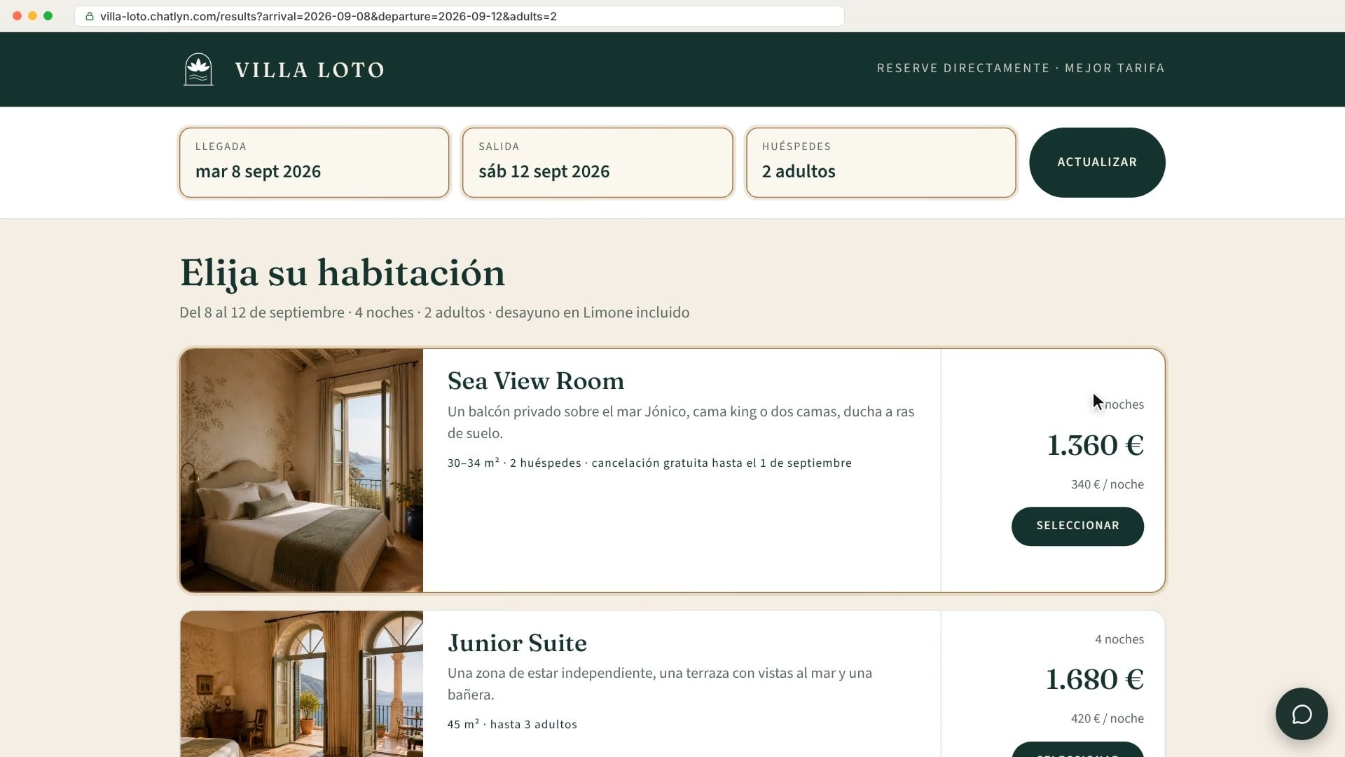 Demo del producto chatlyn